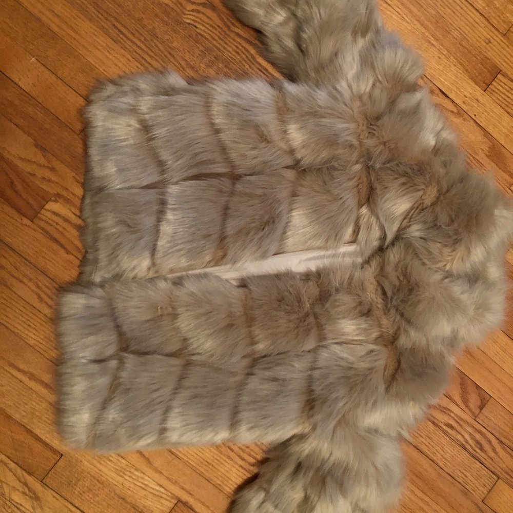 Zara Faux Fur Jacket Never Worn